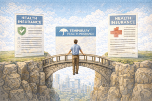Temporary health insurance provides gap coverage for periods between standard insurance plans.